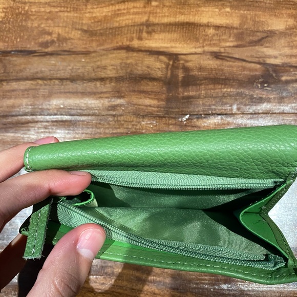 Green genuine leather - Picture 3 of 5